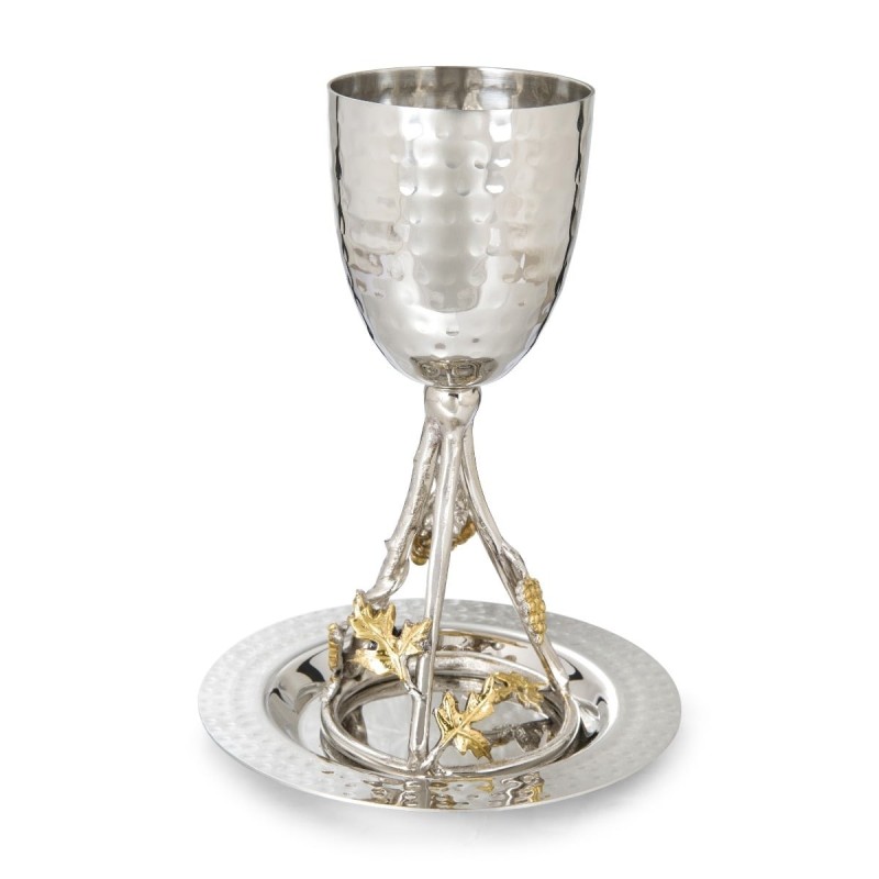 Yair Emanuel Seven Species Kiddush Cup Set (Choice of Design)