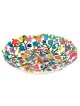 Yair Emanuel Hand Painted Laser Cut Bowl - Flowers