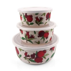 Yair Emanuel Bamboo Food Containers (Set of 3) - Design Option
