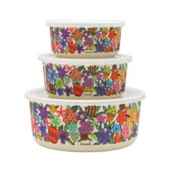 Yair Emanuel Bamboo Food Containers (Set of 3) - Design Option