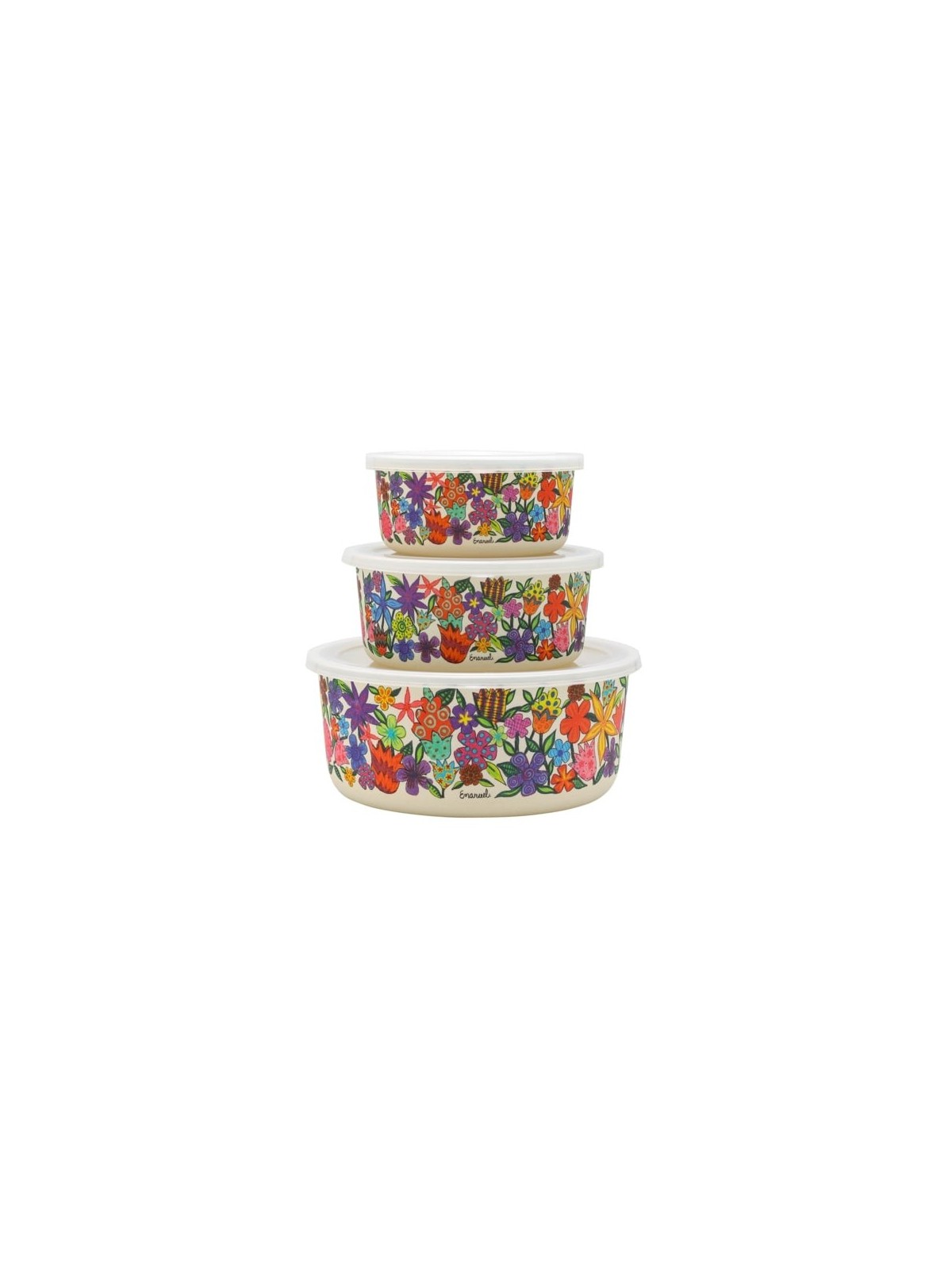 Yair Emanuel Bamboo Food Containers (Set of 3) - Design Option