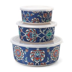Yair Emanuel Bamboo Food Containers (Set of 3) - Design Option