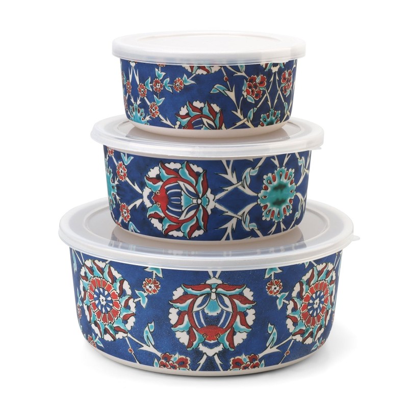 Yair Emanuel Bamboo Food Containers (Set of 3) - Design Option