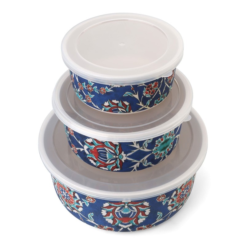 Yair Emanuel Bamboo Food Containers (Set of 3) - Design Option