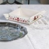 Yair Emanuel Embroidered Matzah Holder - Pomegranates