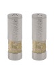 Yair Emanuel Hammered Effect Aluminium Salt & Pepper Set