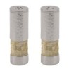 Yair Emanuel Hammered Effect Aluminium Salt & Pepper Set