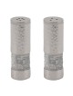 Yair Emanuel Hammered Effect Aluminium Salt & Pepper Set