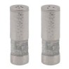 Yair Emanuel Hammered Effect Aluminium Salt & Pepper Set