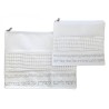 Tallit and Tefillin Bag Faux Leather Silver... | Talit & Tefillin Bags