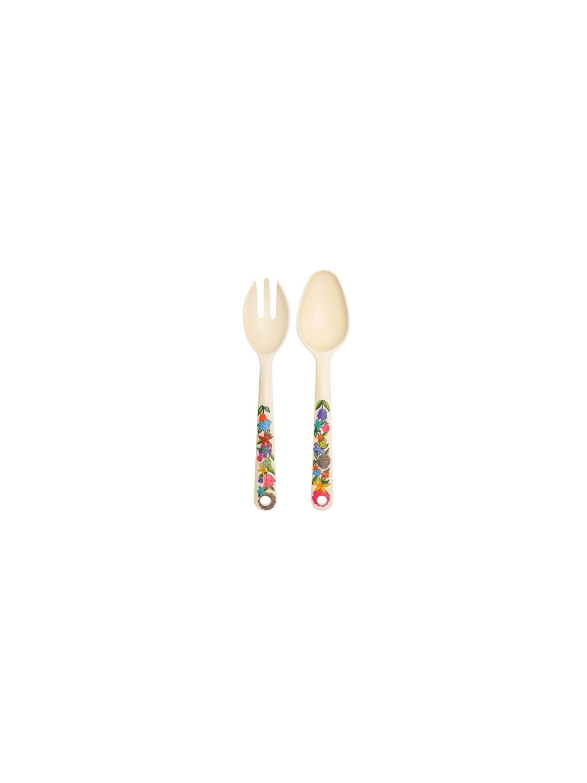 Yair Emanuel Bamboo Serving Spoon Set (2 Pieces)