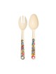 Yair Emanuel Bamboo Serving Spoon Set (2 Pieces)