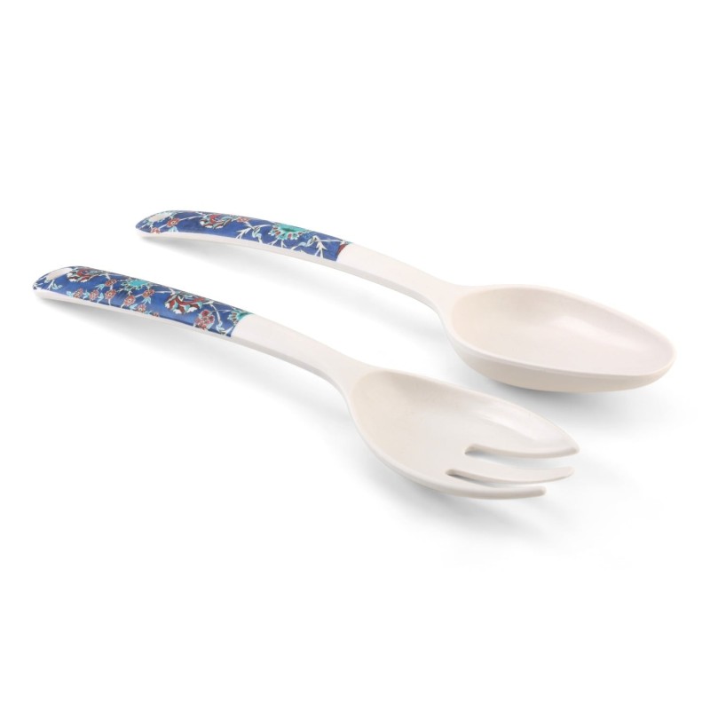 Yair Emanuel Bamboo Serving Spoon Set (2 Pieces)