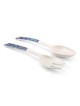 Yair Emanuel Bamboo Serving Spoon Set (2 Pieces)