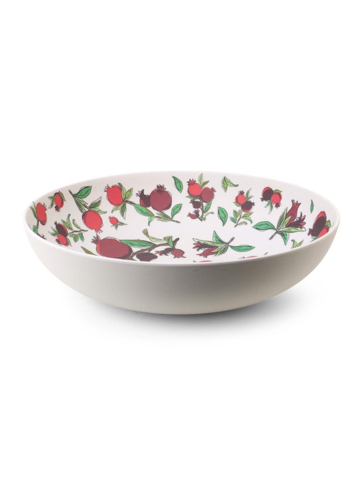 Large Pomegranate Bamboo Bowl from Yair Emanuel