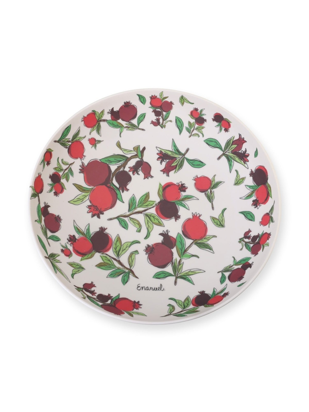 Large Pomegranate Bamboo Bowl from Yair Emanuel