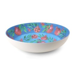 Large Pomegranate Bamboo Bowl from Yair Emanuel