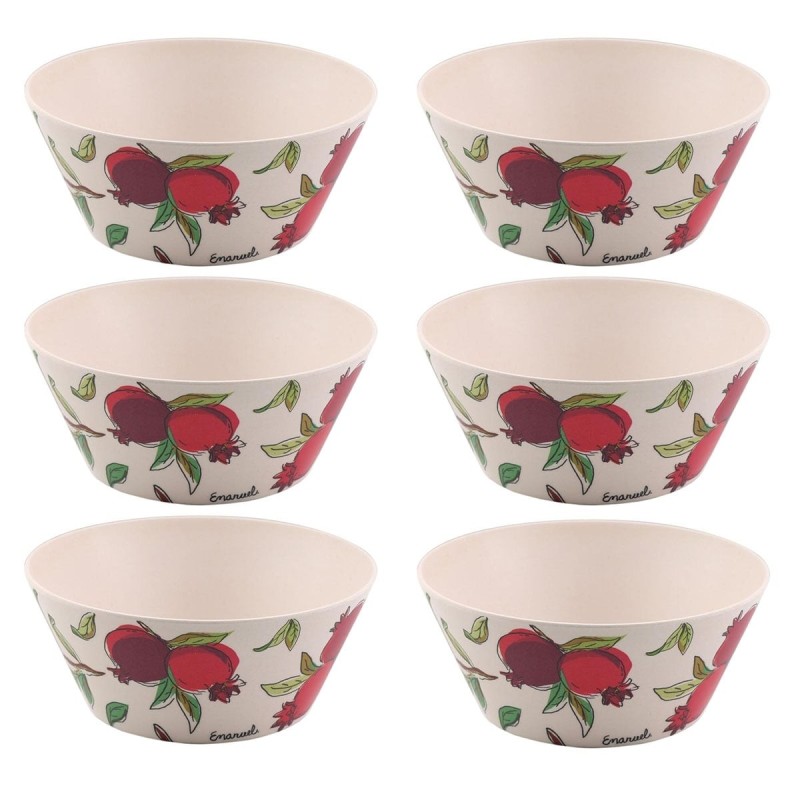Yair Emanuel Bamboo Cereal Bowl (Set of 6)