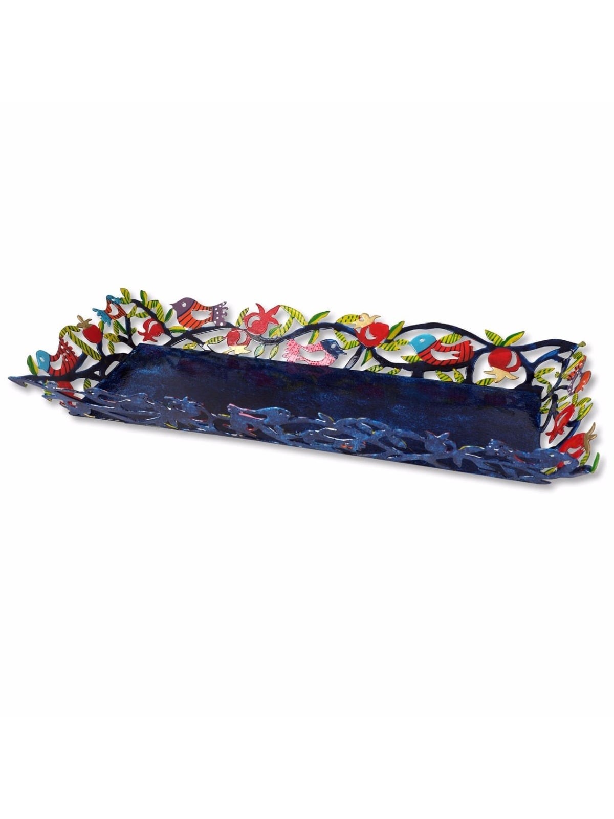 Yair Emanuel Tray - Multicolored Pomegranates