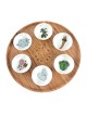 Modern Bamboo Passover Seder Plate by Mickala Design