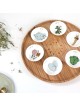 Modern Bamboo Passover Seder Plate by Mickala Design