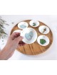 Modern Bamboo Passover Seder Plate by Mickala Design