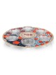 Passover Seder Plate with Multicolored Pomegranate Design by Dorit Jud