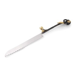 Yair Emanuel Copper Challah Knife with Pomegranates