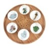Modern Passover Seder Plate and Matzah Tray Set by Mickala Design