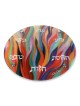 Glass Seder Plate With Burning Bush Design By Jordana Klein