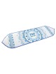Heat-Resistant Blue Pomegranate Design Table Runner