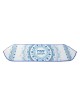 Heat-Resistant Blue Pomegranate Design Table Runner