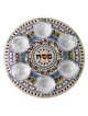 Designer Seder Plate With Pomegranate Mandala By Dorit Judaica