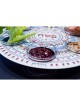 Designer Seder Plate With Pomegranate Mandala By Dorit Judaica