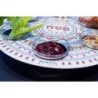 Designer Seder Plate With Pomegranate Mandala By Dorit Judaica