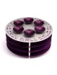 Three-Leveled Seder Plate By Agayof Design (Choice of Colors)