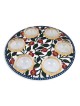 Metal Seder Plate and Matzah Tray Set By Dorit Judaica - Pomegranate M