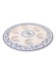 Floral Themed Passover Seder Plate & Matzah Tray Set - Blue and Purple