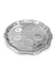Decorative Seder Plate (Nickel-Plated Metal)