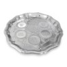 Decorative Seder Plate (Nickel-Plated Metal)