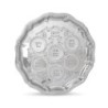 Decorative Seder Plate (Nickel-Plated Metal)