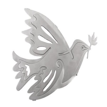 Yair Emanuel Doves of Peace Aluminum Trivet (2 pieces)