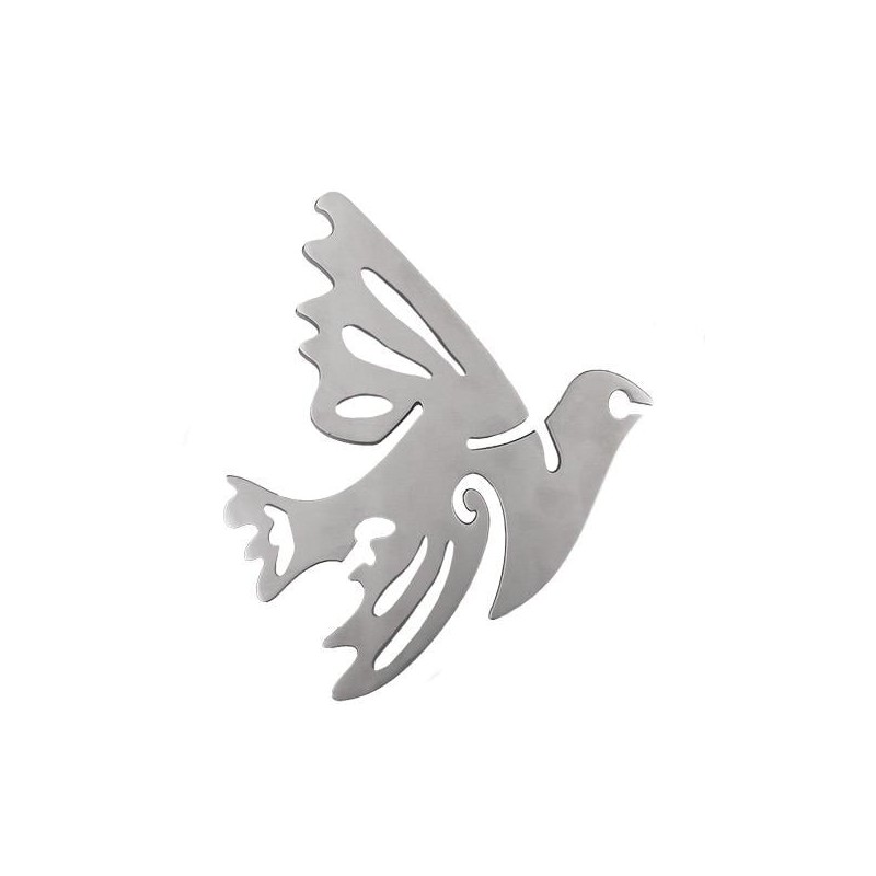 Yair Emanuel Doves of Peace Aluminum Trivet (2 pieces)