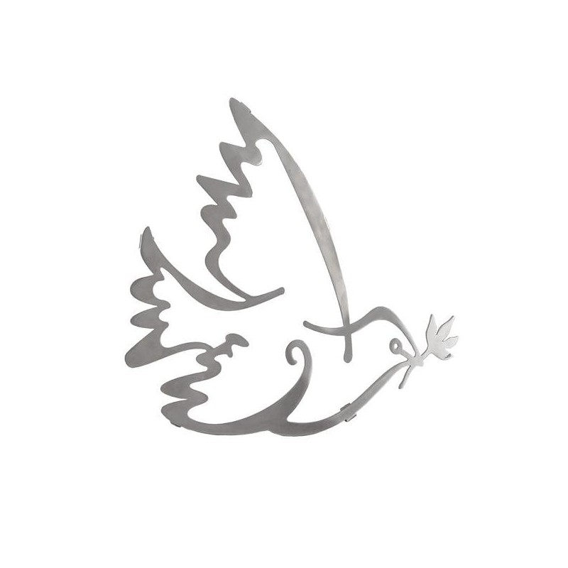 Yair Emanuel Doves of Peace Aluminum Trivet (2 pieces)