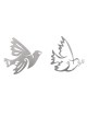 Yair Emanuel Doves of Peace Aluminum Trivet (2 pieces)