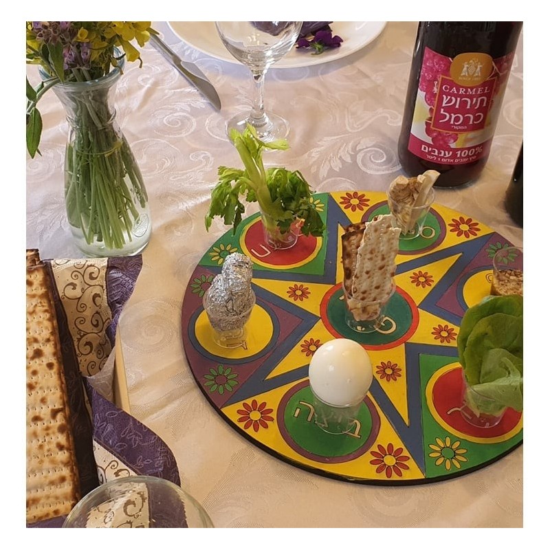 Passover Seder Plate: Do-It-Yourself 3D Puzzle Kit
