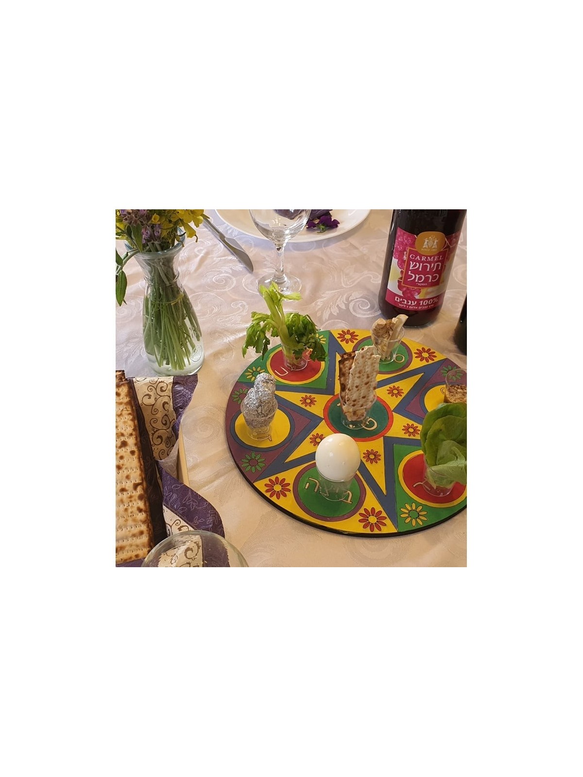 Passover Seder Plate: Do-It-Yourself 3D Puzzle Kit