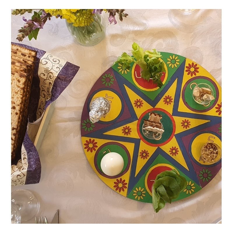 Passover Seder Plate: Do-It-Yourself 3D Puzzle Kit