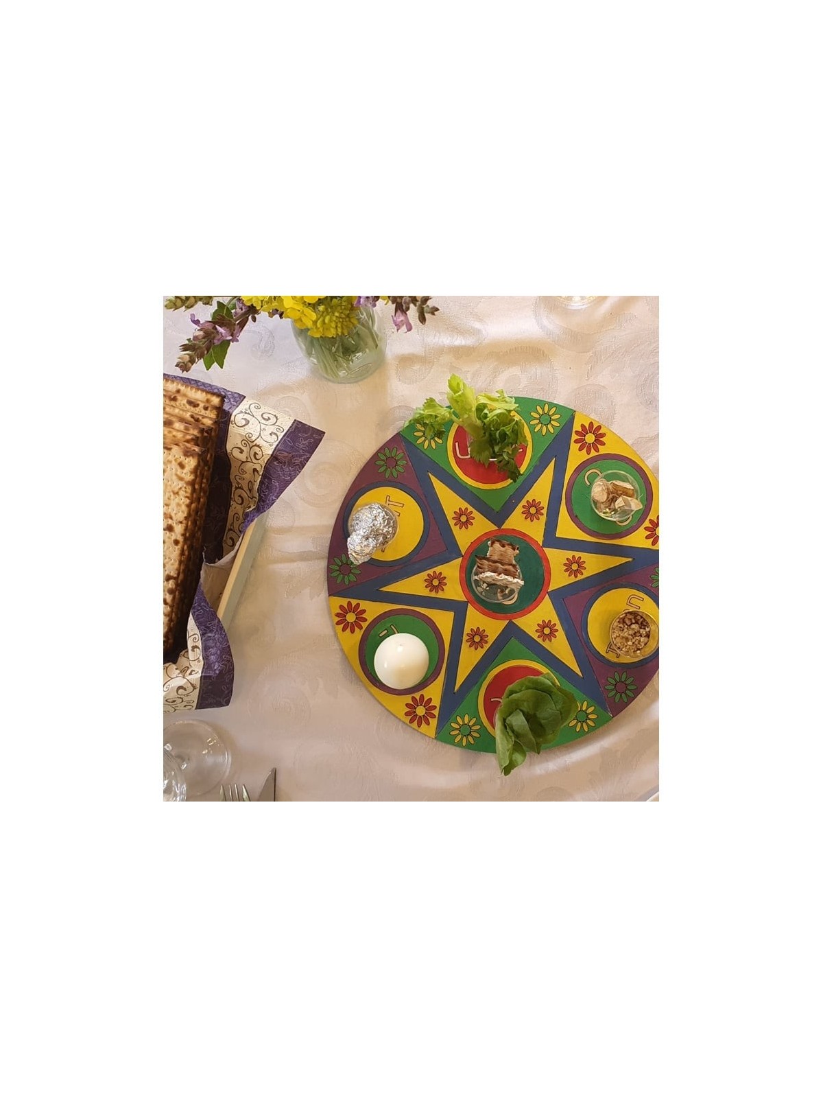 Passover Seder Plate: Do-It-Yourself 3D Puzzle Kit