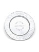 Bier Judaica Handcrafted Sterling Silver Plate For Kiddush Cup With Ha